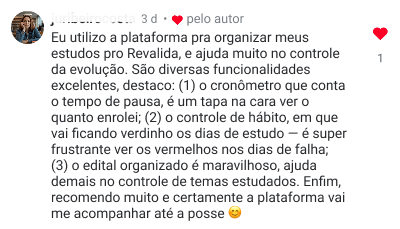 Depoimento de @juribeirocosta